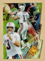 1996 COLLECTOR’S EDGE – ADVANTAGE FOOTBALL – DAN MARINO DIE CUT CARD # V24
