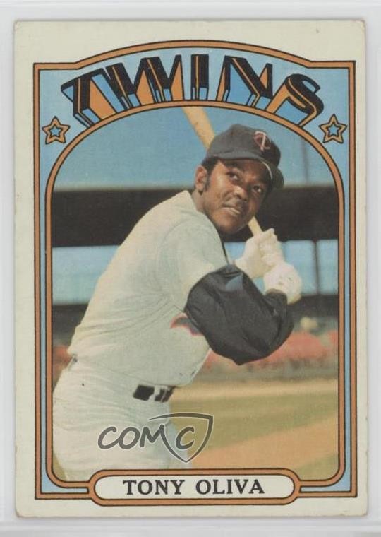 1972 Topps Tony Oliva #400 HOF 02yu