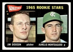 1965 Topps Athletics Rookie Stars Dickson/Monteagudo #286 EX-MT XX5063