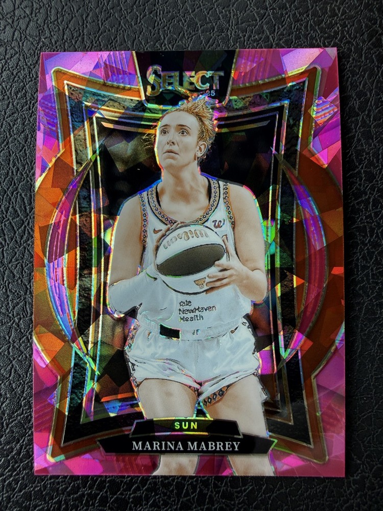 2025 Panini Select WNBA Marina Mabrey Pink Flash Prizm #71 Connecticut Sun NM