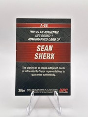 2009 Topps UFC Round 1 #ASS Sean Sherk Autographs Blue Ink RC