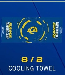 Los Angeles Rams Training Camp Cooling Towel SGA 08/2/26 from Rams Training Camp