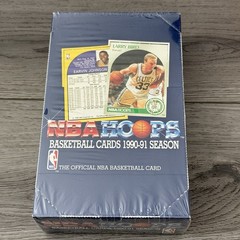 1990-91 NBA Hoops Basketball Larry Bird Factory Sealed Box 36 Packs