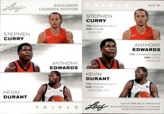 2024 Leaf EXCLUSIVE LEGEND CURRY / EDWARDS / DURANT #ELE-44