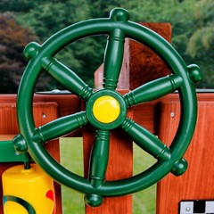 Gorilla Playsets 07-0006 Pirates Wheel Swing Set Accessory 12 Inch Diameter