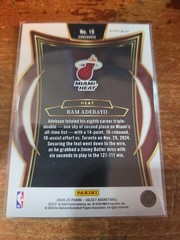 2024-25 Panini Select – Concourse Bam Adebayo #15 Orange Flash Prizm