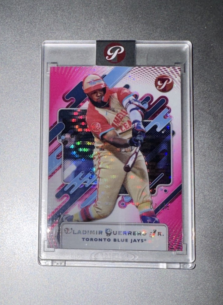 2025 Topps Pristine Vladimir Guerrero Jr Pink Refractor #’d /15 Encased #272