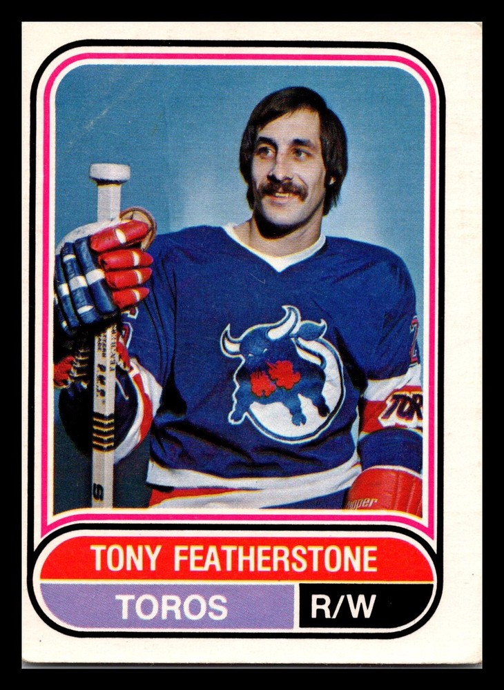 1975-76 O-Pee-Chee WHA Tony Featherstone Toronto Toros #122 ***Free Shipping***