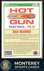 Dan Marino 1990 Score Hot Gun #320 Miami Dolphins