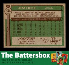 1976 Topps #340 Jim Rice NM+ X3758527