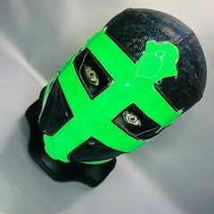 Templario Wrestling Lucha Libre Semi Professional Luchador Mascara Black Neon