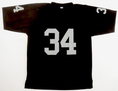 Greg Pruitt Signed Oakland Raiders Jersey AWM COA Autographed Black NFL #34