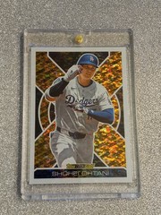 SHOHEI OHTANI RARE GOLD SHIMMER REFRACTOR TOPPS INVESTMENT CARD DODGERS MVP MINT