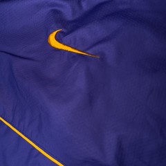 Vintage Northern Iowa Panthers Nike 1/4 Zip Pullover Woven Coaches Jacket Large