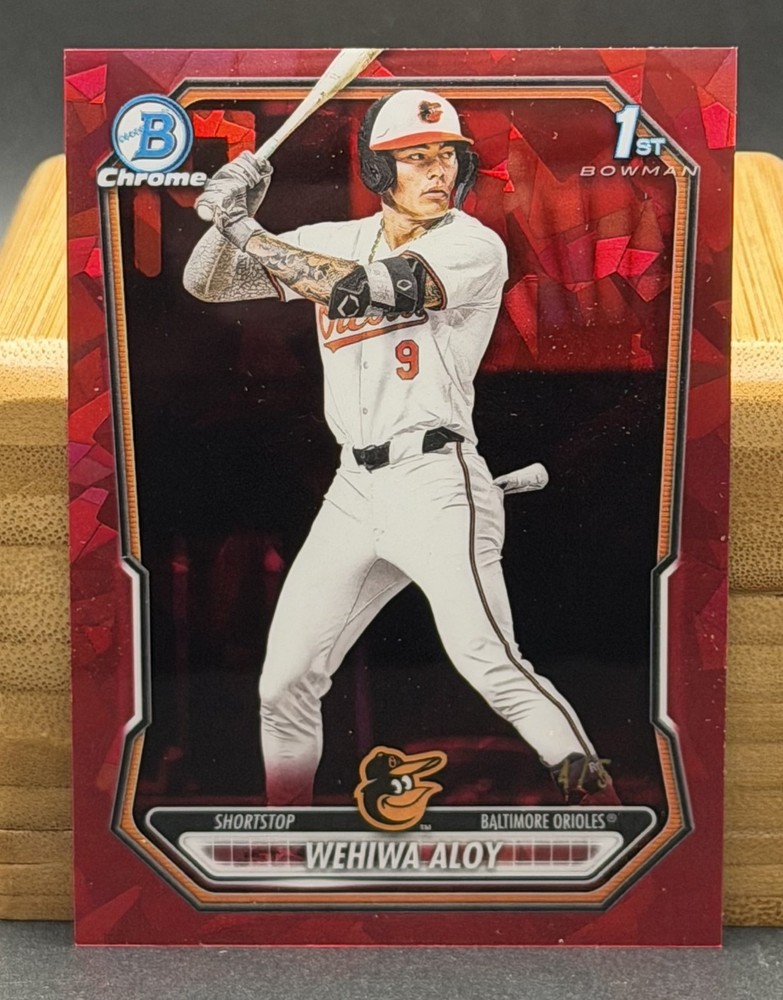 2026 Bowman Wehiwa Aloy Sapphire Red 1st Prospect #/5 Orioles