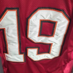 adidas Tampa Bay Buccaneers Keyshawn Johnson 19 NFL Jersey Men’s 48 Embroidered