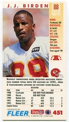1993 GameDay #451 J.J. Birden Kansas City Chiefs