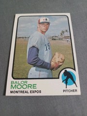 BALOR MOORE 1973 Topps # 211 Baseball card MONTREAL EXPOS 73 O/C WAX