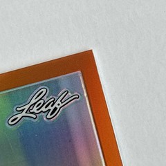 2020 Leaf Metal Draft Orange Leaf Autographs Francisco Alvarez #LA-FA1 2/7 (AU)