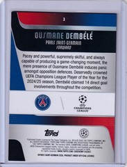 2025-26 Topps UEFA Club Competitions Ousmane Dembele #3 X Fractor PSA France