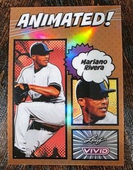 2026 Leaf Vivid Animated Orange Refractor Yankees Mariano Rivera 4/5
