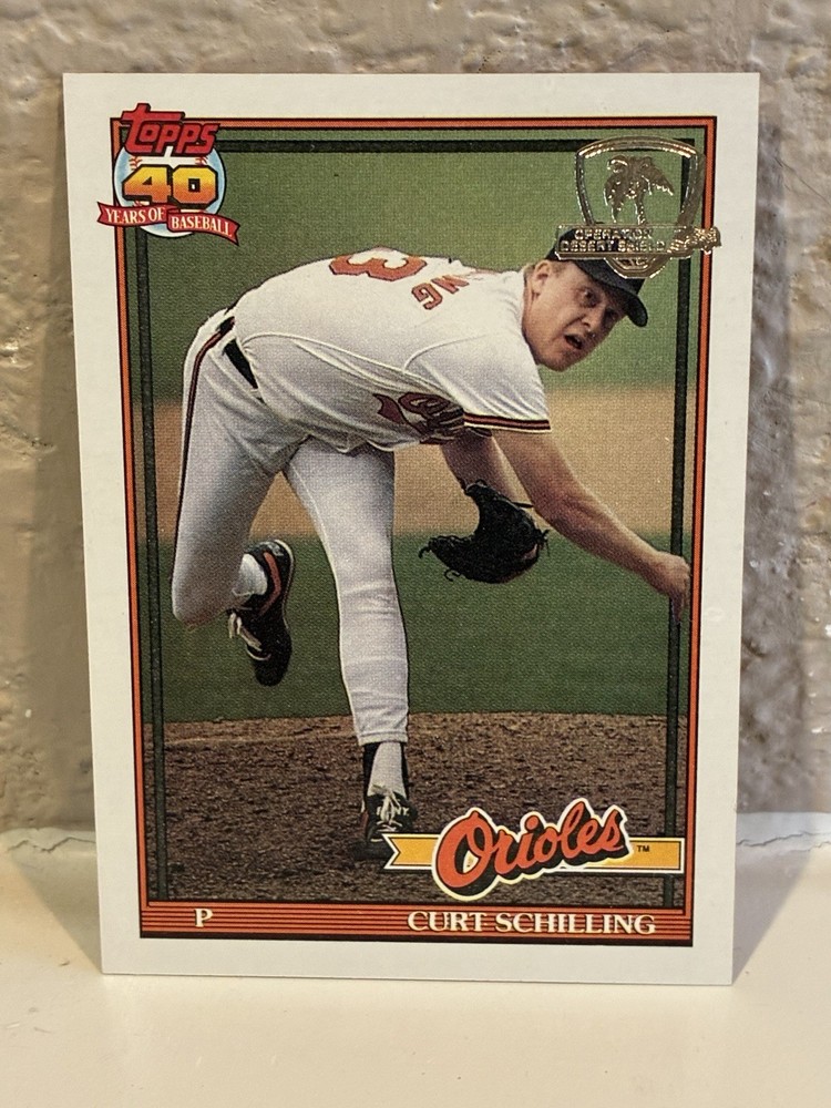 1991 Topps Operation Desert Shield #569 Curt Schilling Baltimore Orioles NRMT J