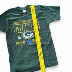 FRUIT OF THE LOOM NFL GREEN BAY PACKERS 1996 CENTRAL DIVISION CHAMPS T-SHIRT XL