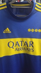 Boca Juniors 2021/2022 Adidas Home Soccer Jersey Medium Short Sleeve