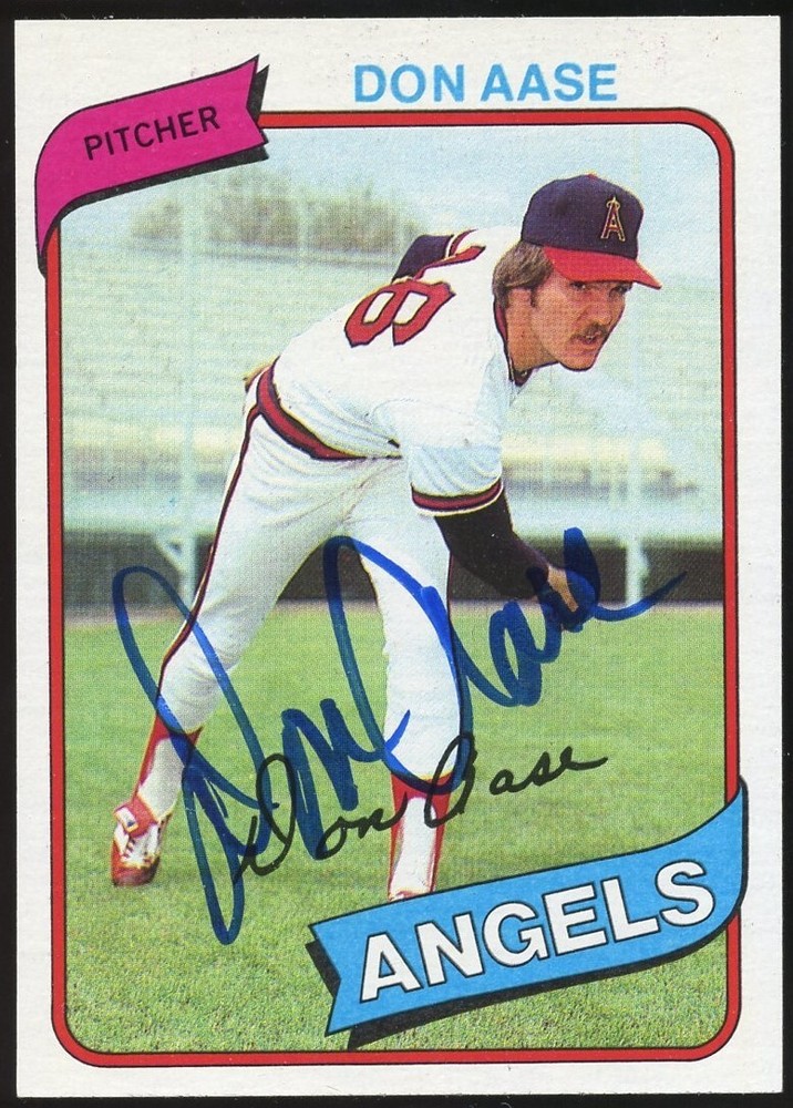 Don Aase #239 signed autograph auto 1980 Topps Baseball Trading Card