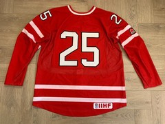 2012 IIHF Team CANADA Ice Hockey Issued Jersey Red Nike Size 60 #25 Never Worn