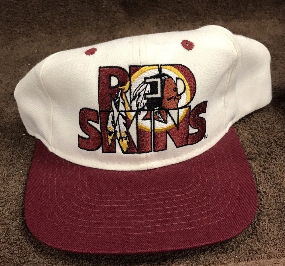 Vintage Washington Redskins SnapBack Embroidered Hat #1 Apparel Made In USA