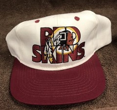 Vintage Washington Redskins SnapBack Embroidered Hat #1 Apparel Made In USA