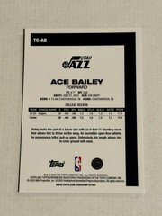 2025-26 Topps Chrome Ace Bailey Silver Pack Mojo Utah Jazz Rookie (RC) #TC-AB