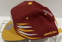 Mitchell & Ness Washington Redskins NFL Snapback Hat Cap Adjustable Burgundy