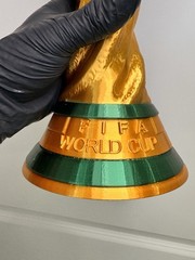Full Size World Cup Trophy Replica 14.5” Gold Soccer Fan Collectible Printer3D
