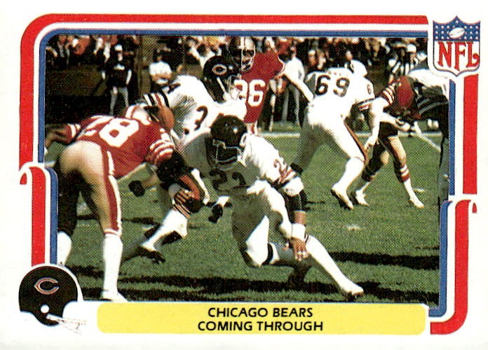 1980 Fleer Team Action #7 Coming Through