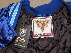 Boston New Orleans Portland Breakers USFL Vintage Satin Varsity Jacket Men Large