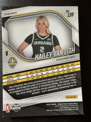 2025 Panini Prizm WNBA #139 Hailey Van Lith White Seismic Prizms