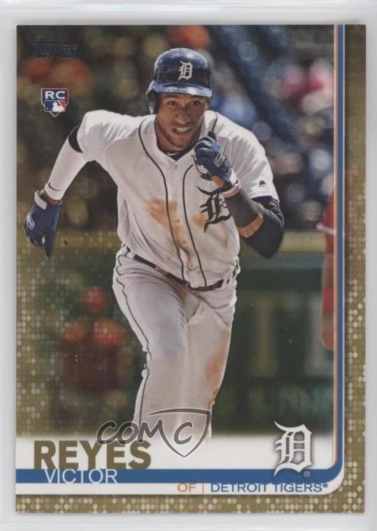 2019 Topps Gold 1652/2019 Victor Reyes #560 Rookie RC 7we
