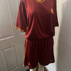 FC Roma Home Soccer Jersey red and short men XL XBTO