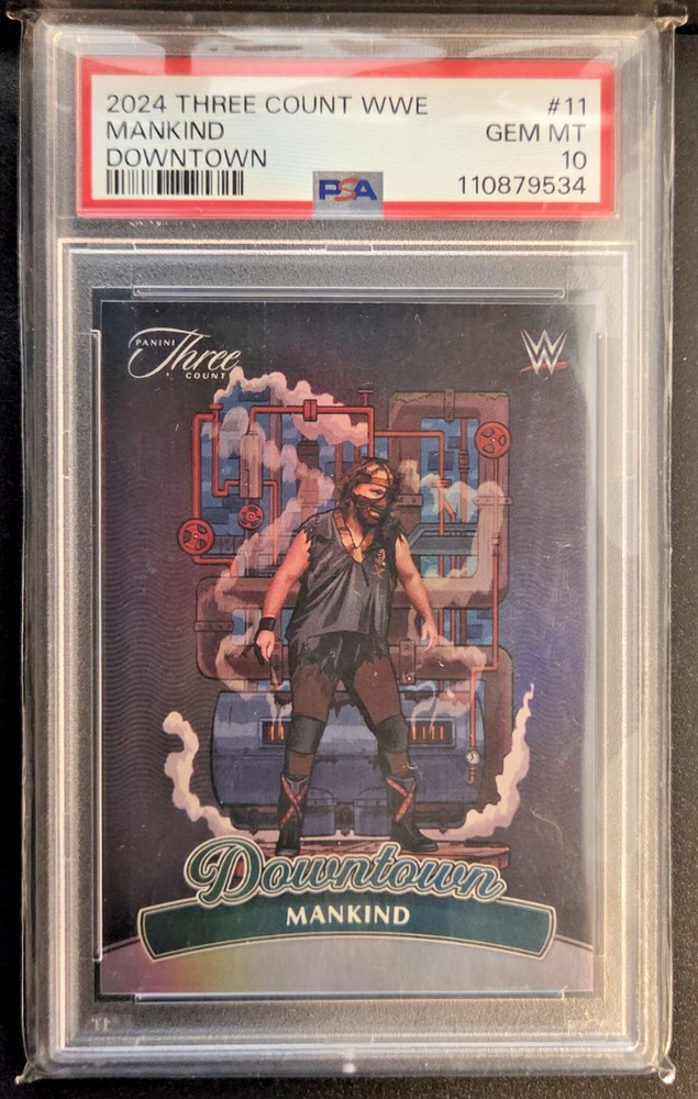MANKIND PSA 10 2024 PANINI THREE COUNT WWE #11 DOWNTOWN SSP