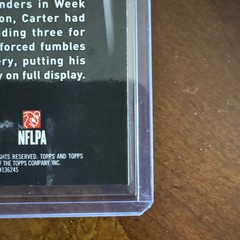2025 Topps Chrome Black #HL-22 ABDUL CARTER “HIT THE LIGHTS” NRMT/MT