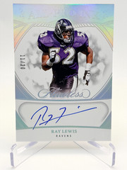 2025 Flawless Football Ray Lewis /20 Baltimore Ravens HOF Legend Auto #API-RAL
