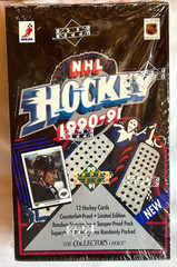 Upper Deck 1990-91 NHL Hockey Collector&rsquo;s Choice Low Series Factory Sealed Box