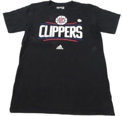 New Los Angeles Clippers Mens Sizes S-M-XL-2XL-3XL-4XL-Tall Adidas Black Shirt