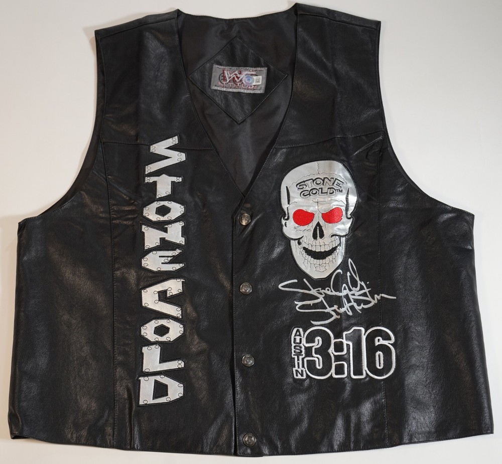 Stone Cold Steve Austin Signed Official 2000 WWF 3:16 Vest BAS COA WWE Autograph