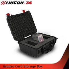 [50CT 150CT] Weatherproof Graded Card Storage Box Case Slab Holder Protector NEW