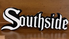 Chicago White Sox Southside City Sign Logo 3D Freestanding Shelf Desk Decor PLA