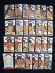 1986-1987-1989 Donruss Diamond Kings Baseball Cards Complete SETS