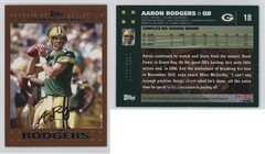 2007 Topps Copper 1652/2007 Aaron Rodgers #18 0d3